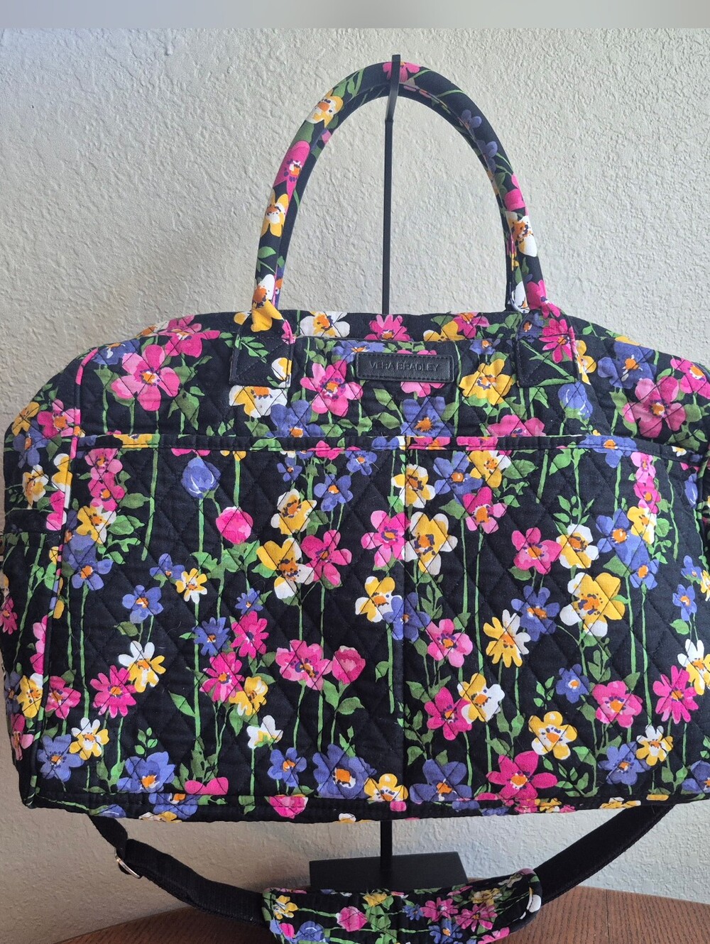 Vera Bradley Wildflower Garden Large Duffle Travel Bag